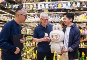 库克拜访泡泡玛特王宁